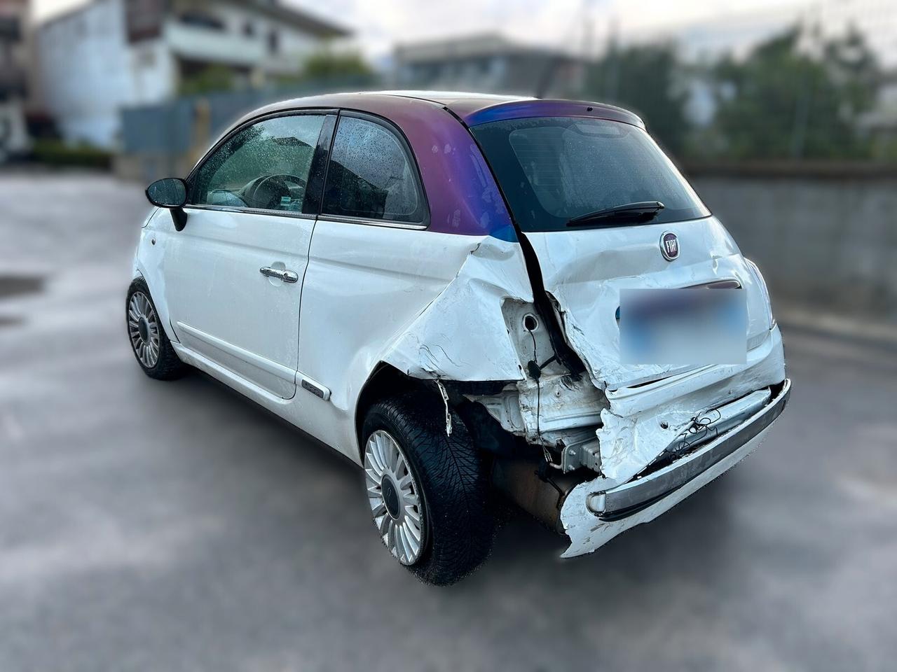 Fiat 500 1.2 Benzina/GPL - 2009 Incidentata
