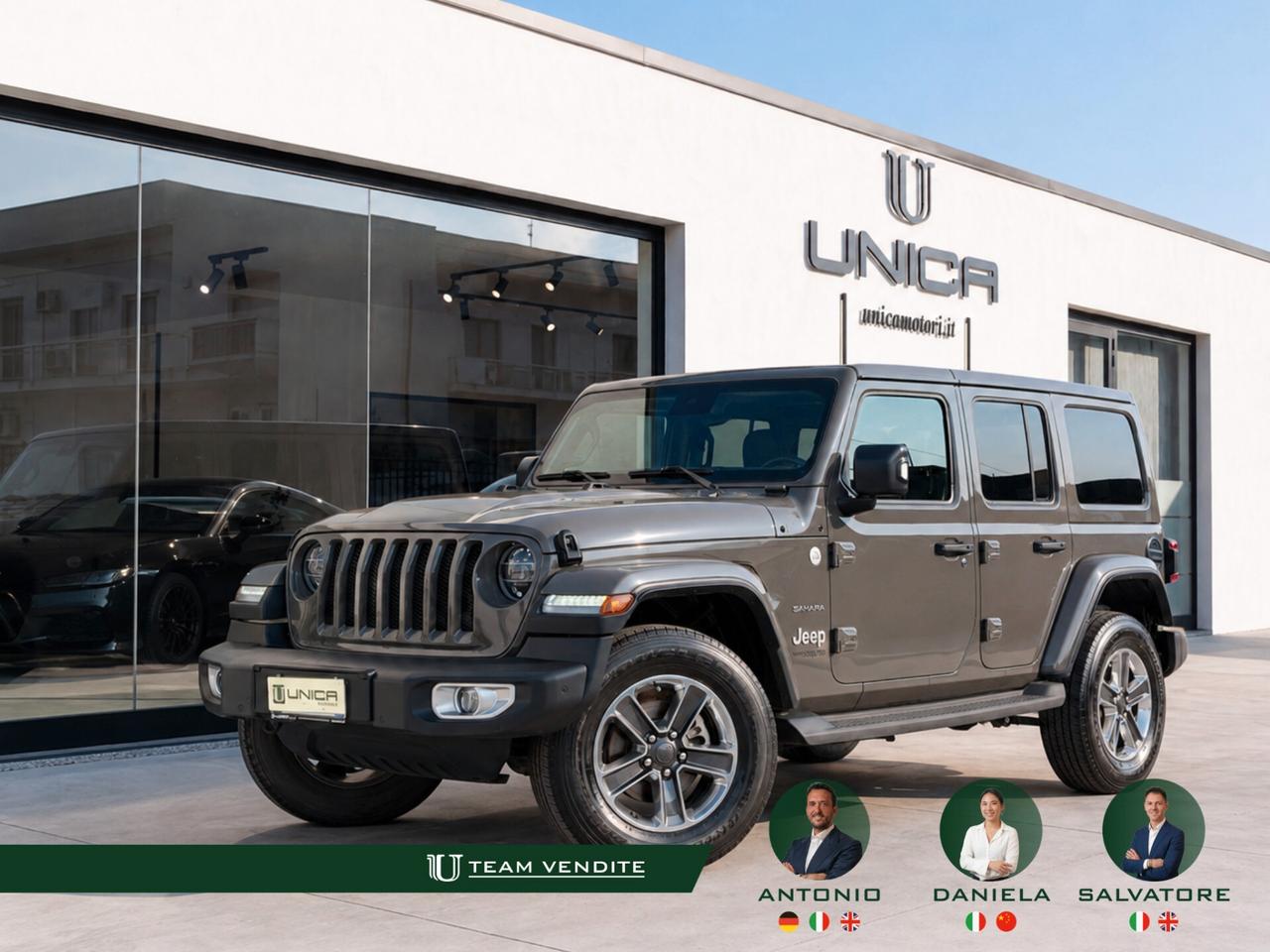 Jeep Wrangler Unlimited 2.2 Mjt 200 CV II SAHARA ITALIANA GOMME NUOVE