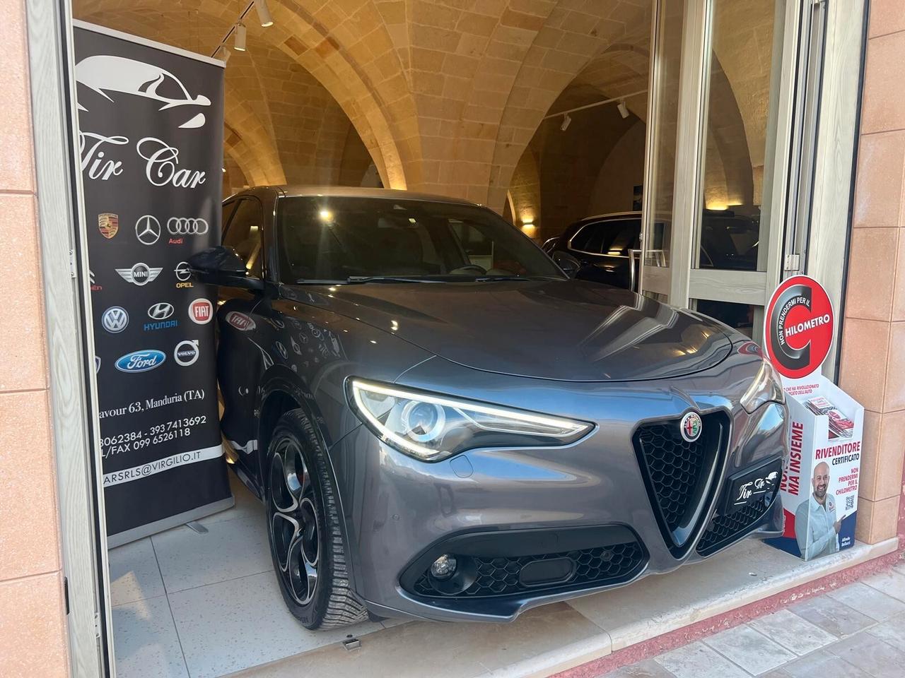 ALFA ROMEO STELVIO VELOCE 2.2 210CV Q4 PELLE NAVI CAM ANNO 2020