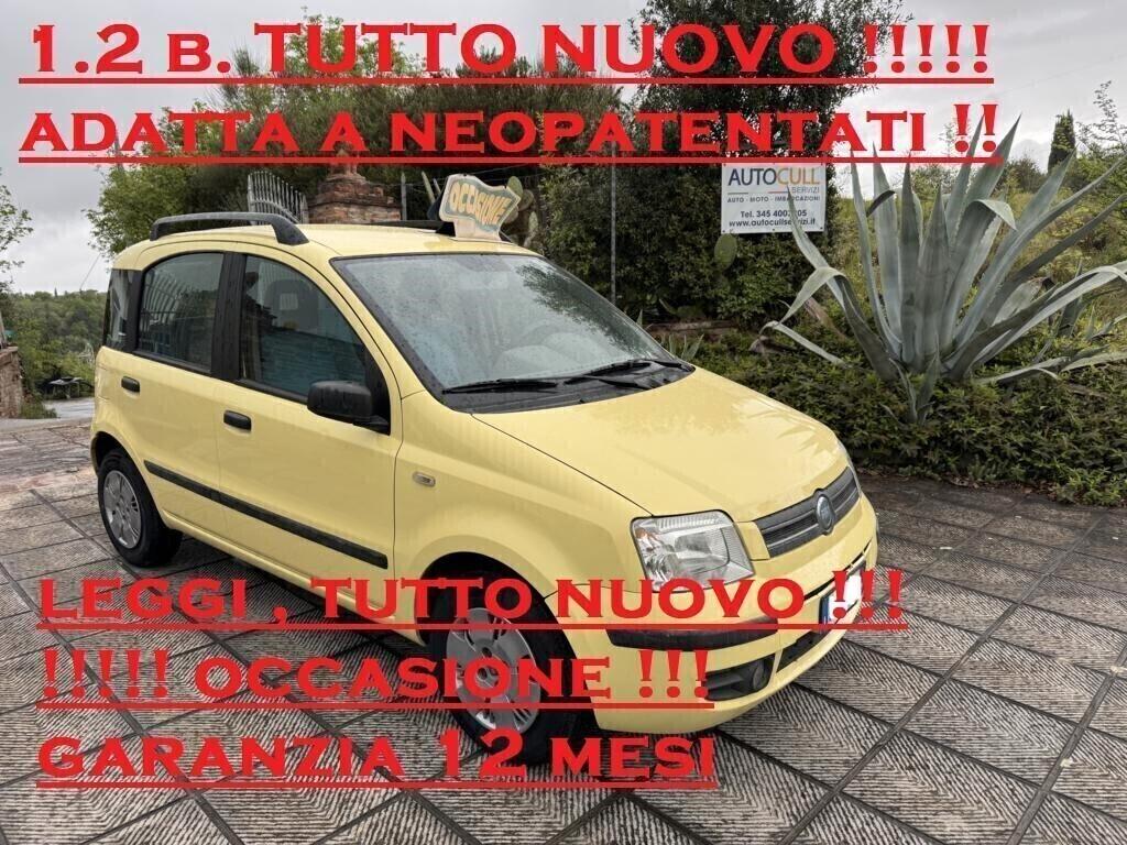 Fiat Panda 1.2 B. TUTTO NUOVO ,OK NEOPAT.GARANZIA 12MESI