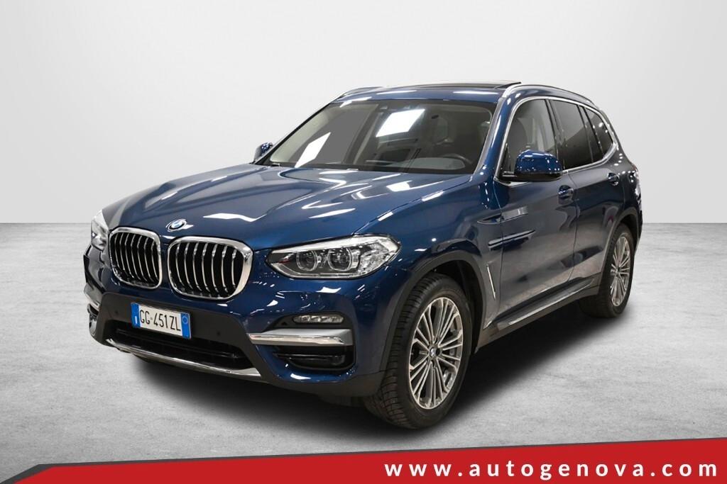Bmw X3 18D 150CV STEPTRONIC 48V S-DRIVE LUXURY ( FARI LED - AMBIENT LIGHT TETTO PANORAMICO APR. )