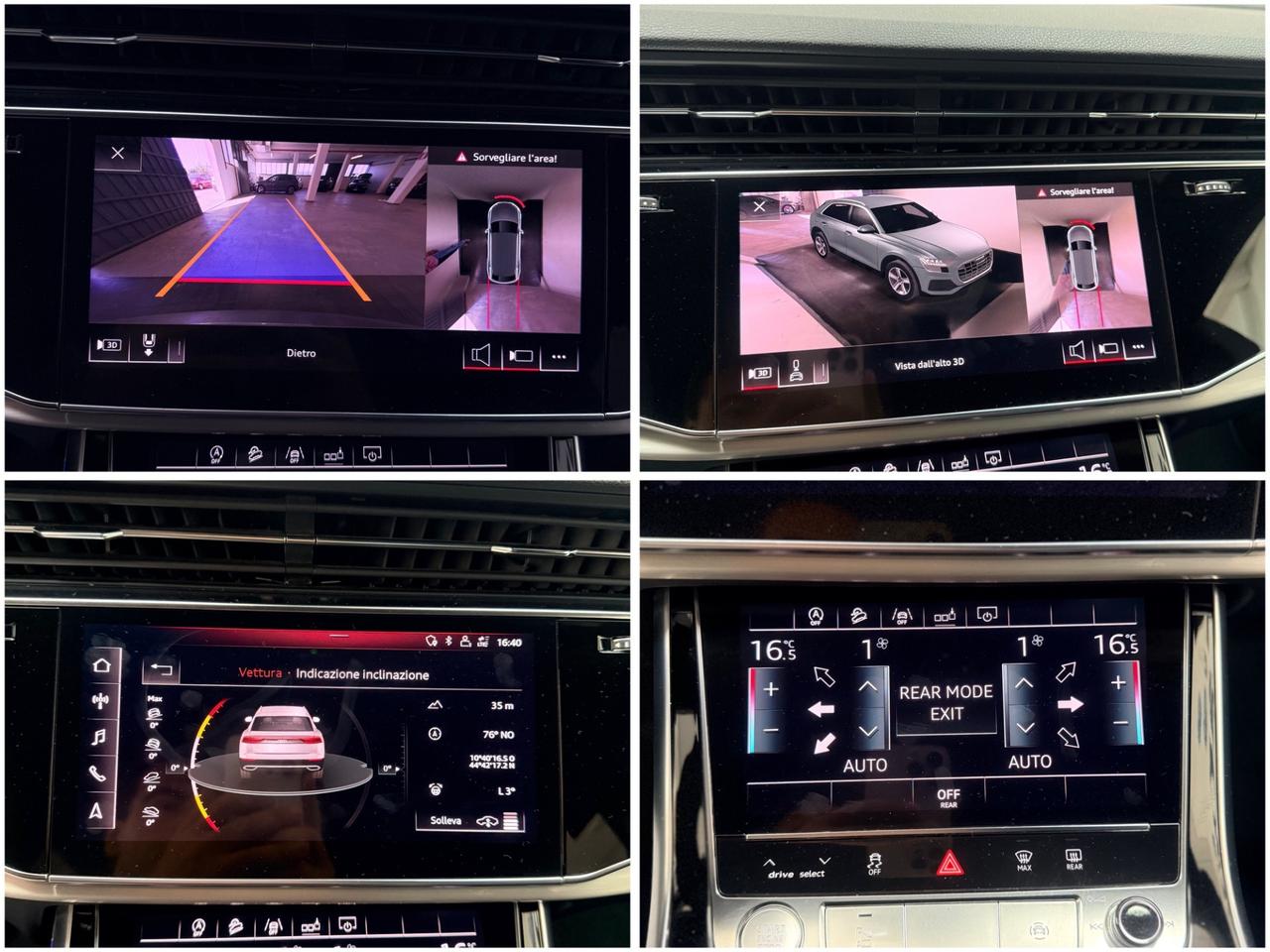 Audi Q8 50 TDI 286 CV MHEV QUATTRO TIPTRONIC SLINE PLUS 03/2019 EURO 6B TETTO VENTILATI 4 RUOTE STERZANTI