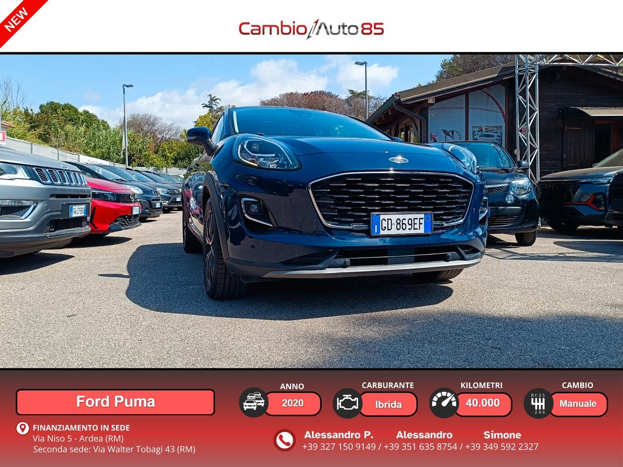 Ford Puma 1.0 EcoBoost Hybrid 125 CV S&S Titanium