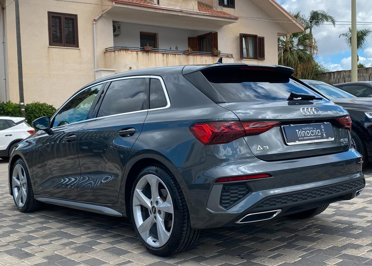 Audi A3 SPB S line edition 2.0 TDI 200CV s-tronic quattro 40