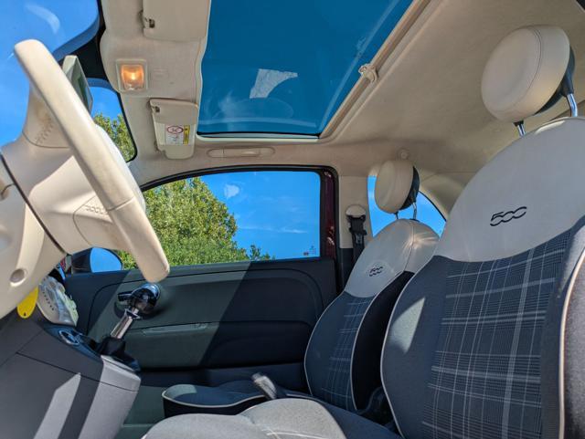 FIAT 500 1.2cc 69cv - TETTO PANORAMICO