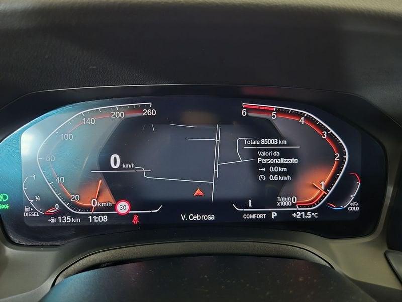 BMW Serie 3 G20 2019 Berlina Diese 320d mhev 48V Msport auto