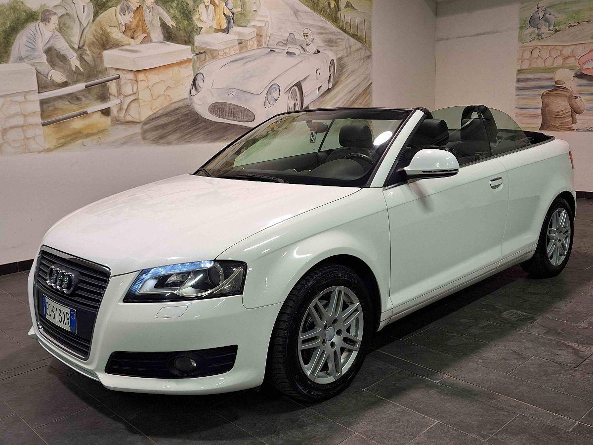 AUDI A3 Cabrio 1.6 TDI Ambition - XENO - PELLE NERA - UNICO-PROPR -