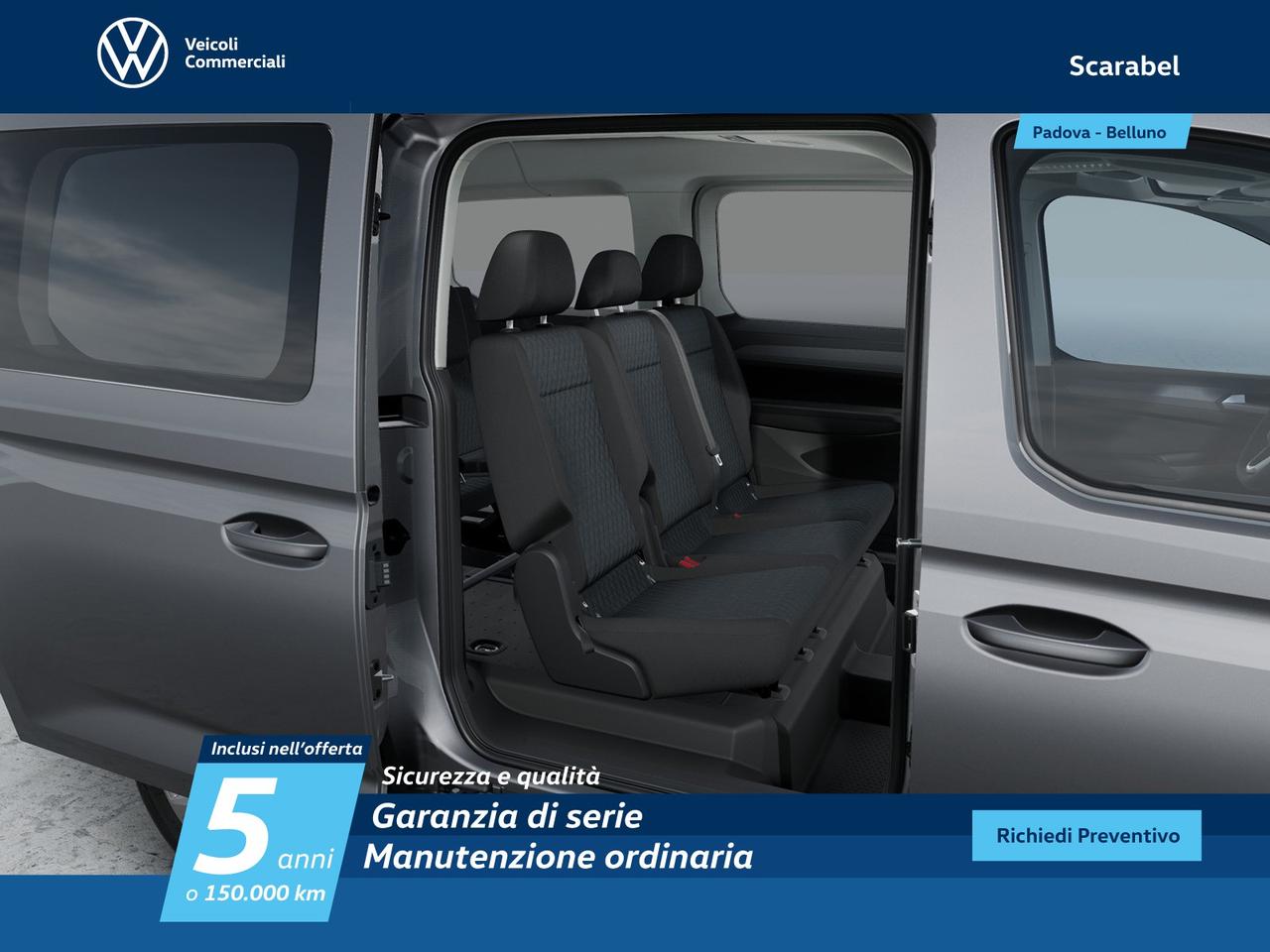 Volkswagen Caddy maxi m1 2.0 tdi 122cv 4motion life my24