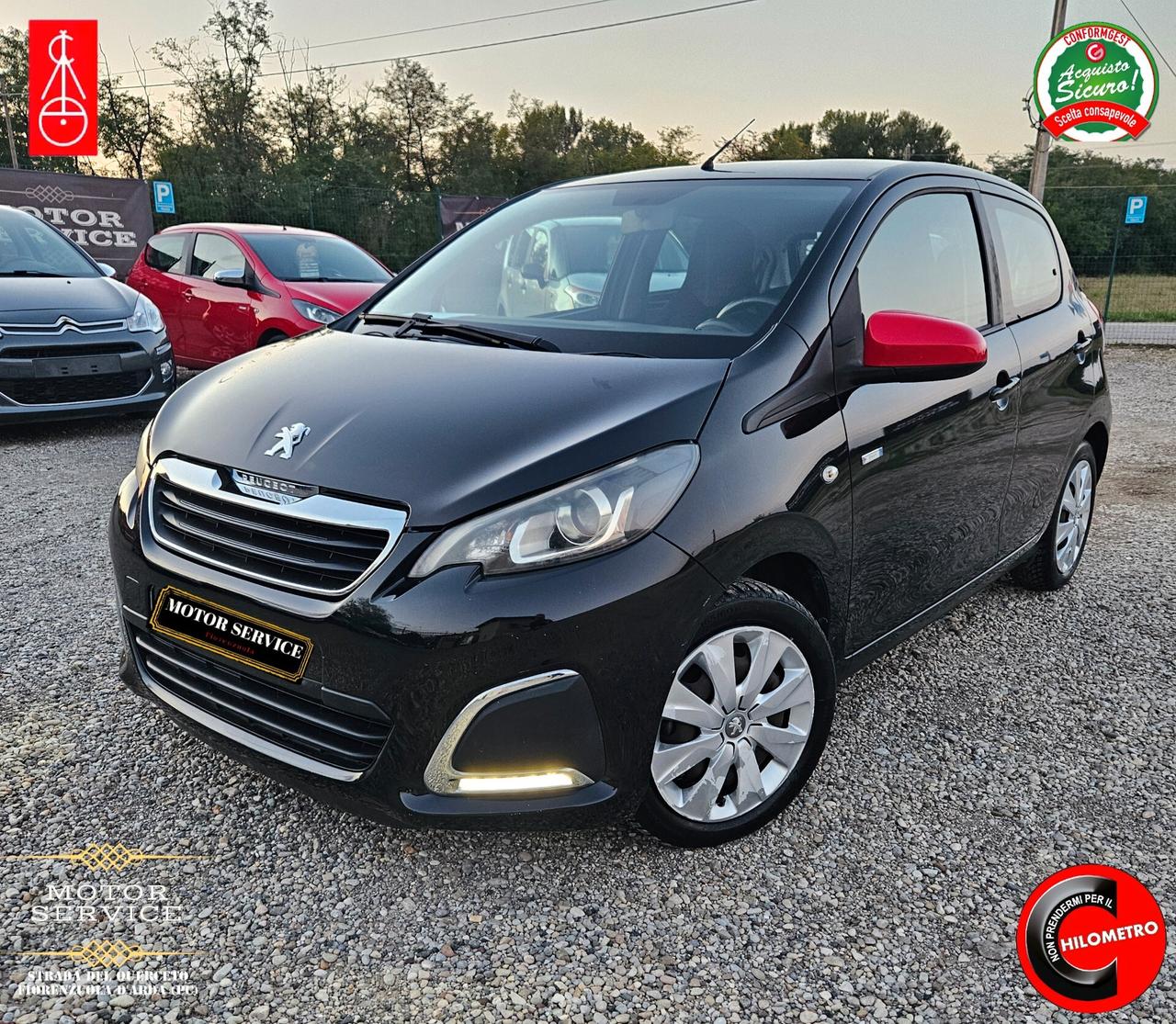 Peugeot 108 1.2 benzina 82cv 5 porte da 89€ mese