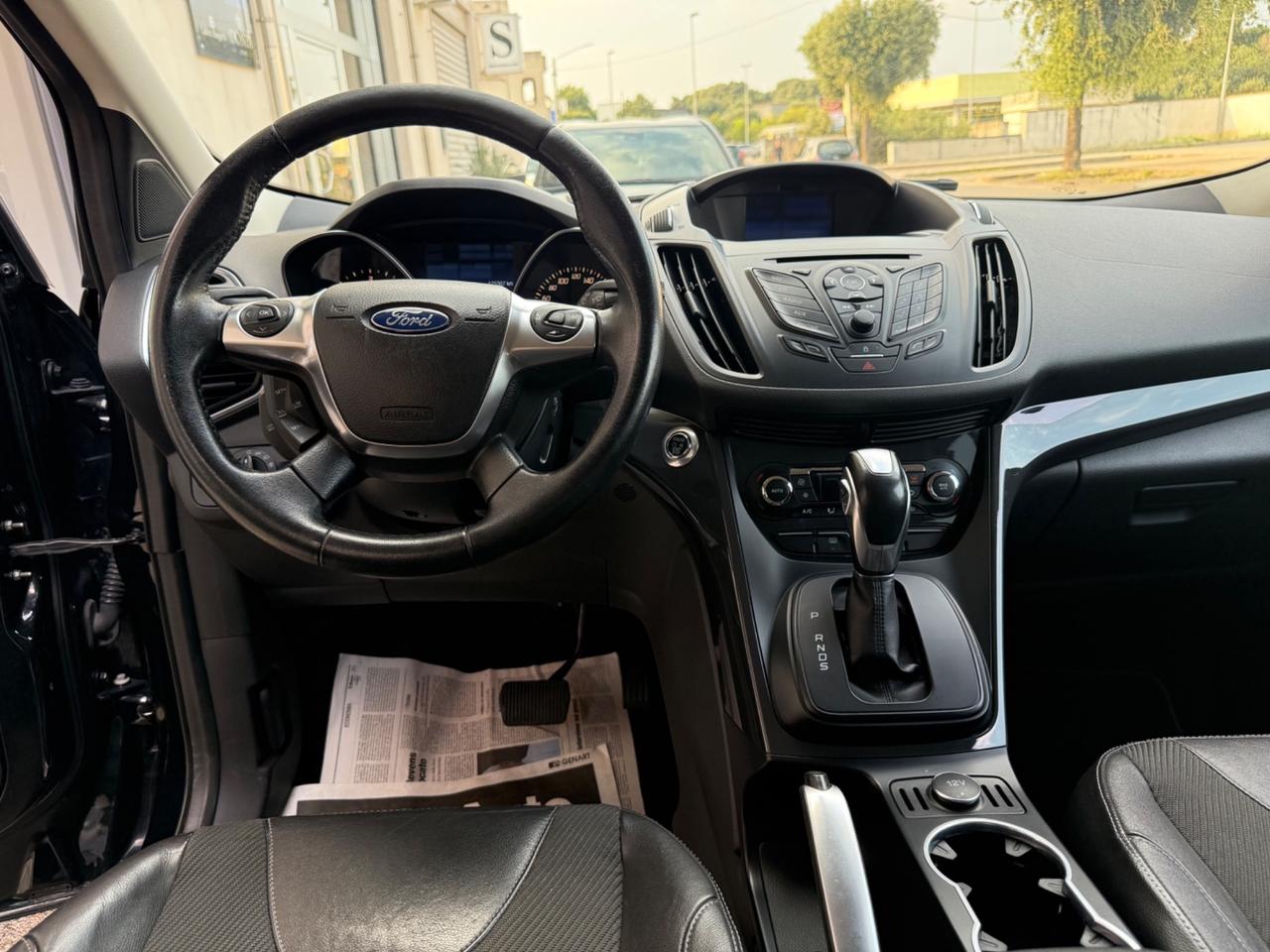 Ford Kuga 2.0 tdci Titanium 4wd 140cv powershift NAVI,PELLE,CAMBIO AUTOMATICO SOSTITUITO NUOVO 05/2025