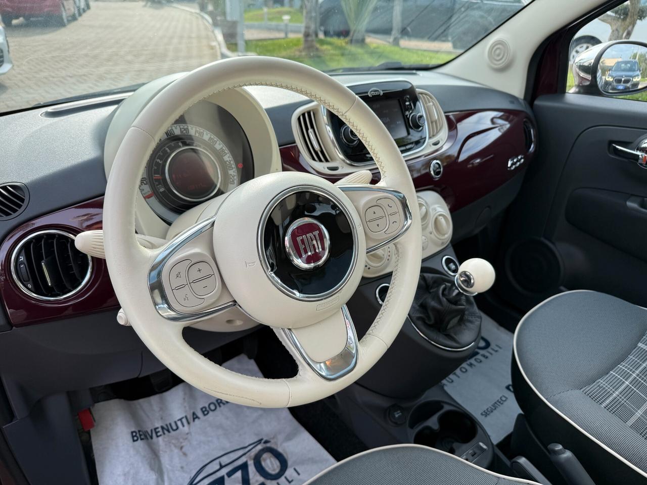 Fiat 500 1.2 Lounge Tetto Pelle Navi