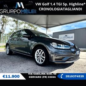 VW Golf 1.4 TGI 5p. Highline*CRONOLOGIATAGLIANDI
