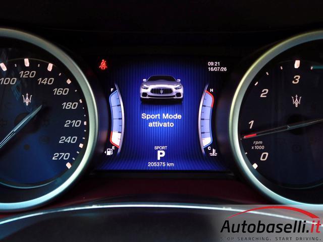 MASERATI Ghibli 3.0 V6 DIESEL 275CV AUTOMATICA EURO 6B, CERCHI 20"