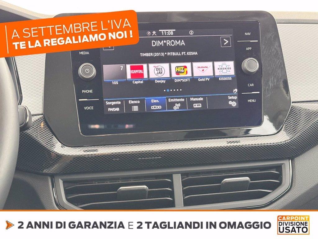 VOLKSWAGEN T-cross 1.0 tsi life 95cv del 2024