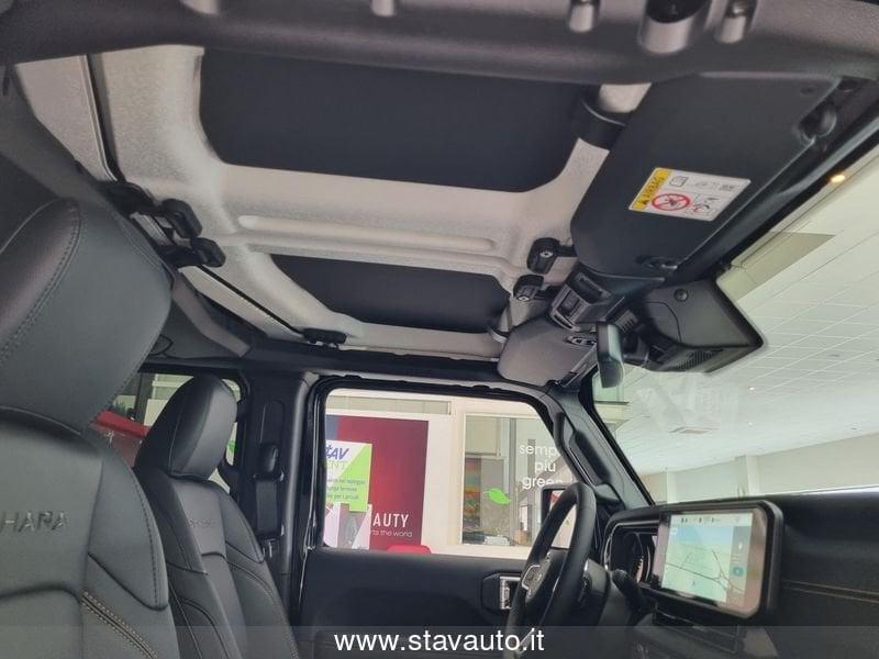 Jeep Wrangler MY24 2.0 Turbo Sahara - BENZINA - Nuovo - OFFERTA 10.000 € DI SCONTO SUL LISTINO