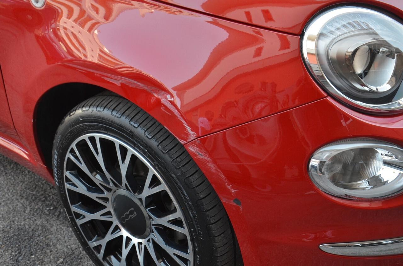 Fiat 500 1.0 Hybrid Red