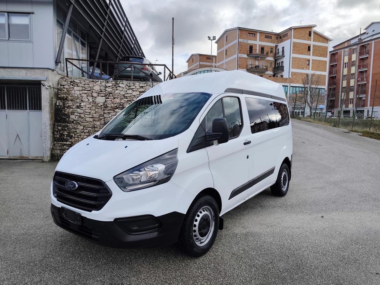 Ford Transit Custom 320 2.0 EcoBlue 130 L1 - H2, 9 Posti, Km Cert. Distribuzione OK! NAVI!