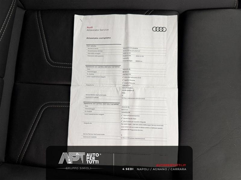 Audi Q3 Q3 Sportback 40 2.0 tdi S Line Edition quattro 200