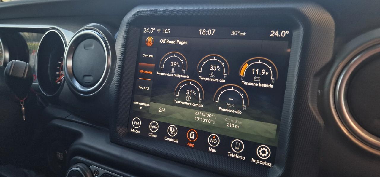 Jeep Gladiator 3.0 OVERLAND ROCK'S OMOLOGATO GARANZIA