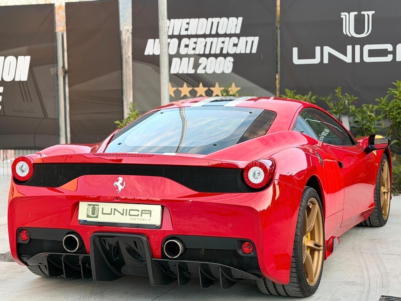 Ferrari 458 SPECIALE 4.5 605 CV DCT COUPE' CERCHI MAGNESIO ORO 1600 KM