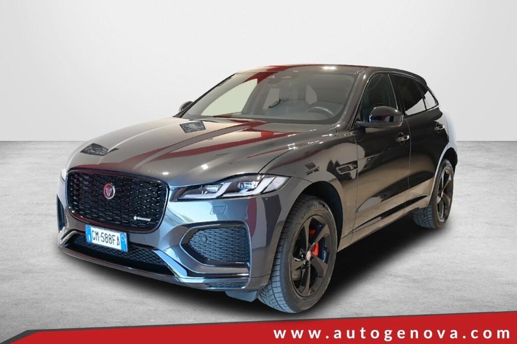 JAGUAR F-PACE 2.0D 163CV AUTOM. AWD R-DYNAMIC S ( FARI LED - PELLE - ADAPTIVE CRUISE - AMBIENT LIGHTS - NAVI - MIRROR - PDC - TELECAMERA POST. - CERCHI 19 )