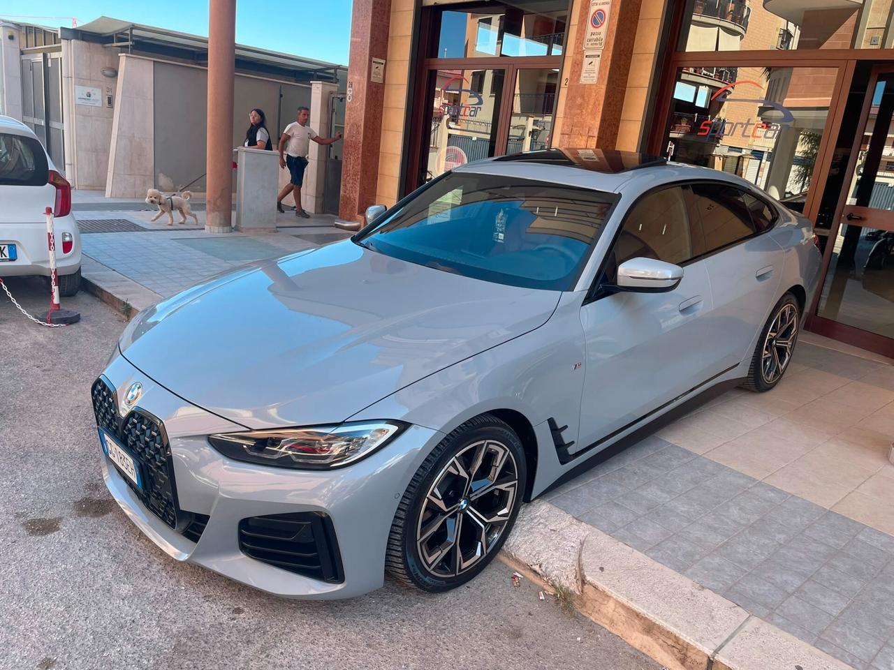 Bmw 420d GC 48V 190cv MSPORT "TETTO NAVY PELLE LED 19"