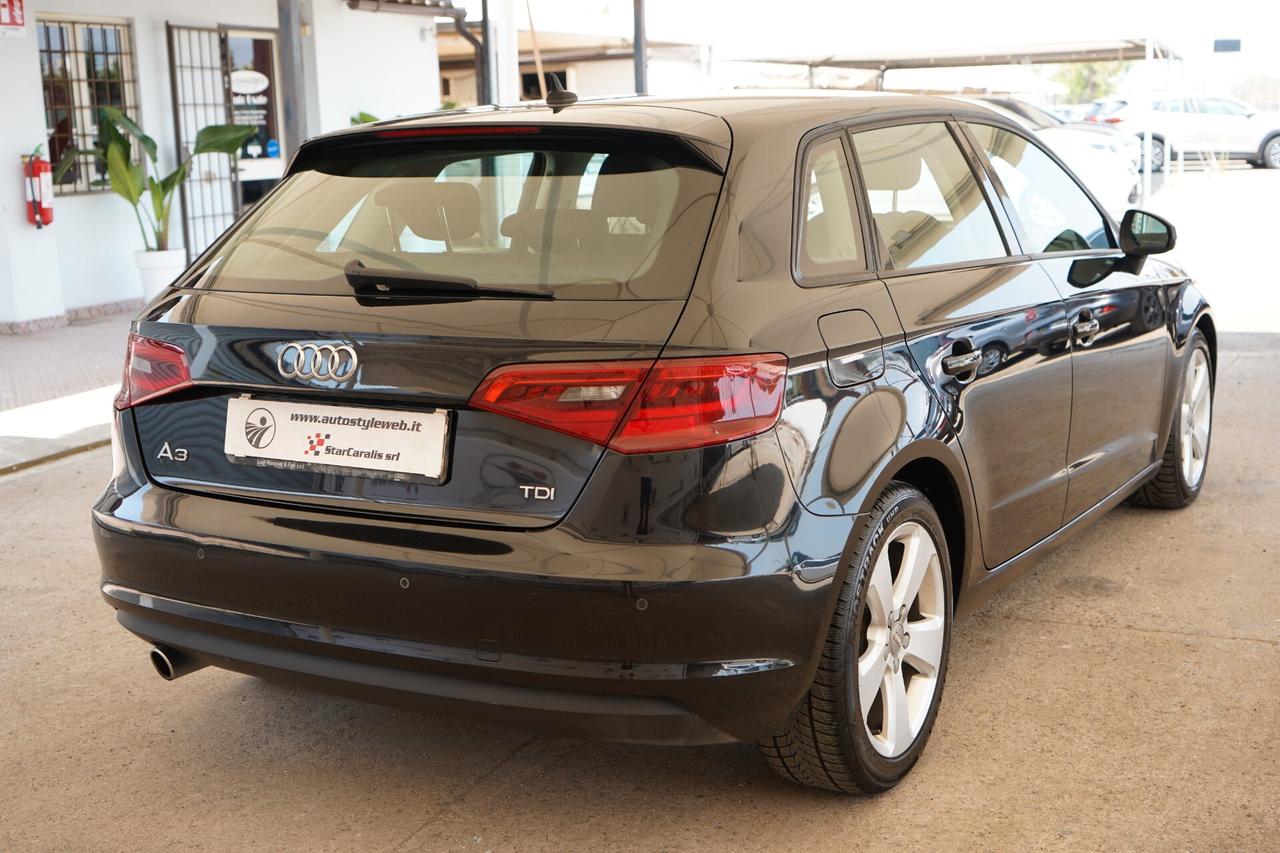 Audi A3 SPB 1.6 TDI 110 Cv S-tronic Attraction