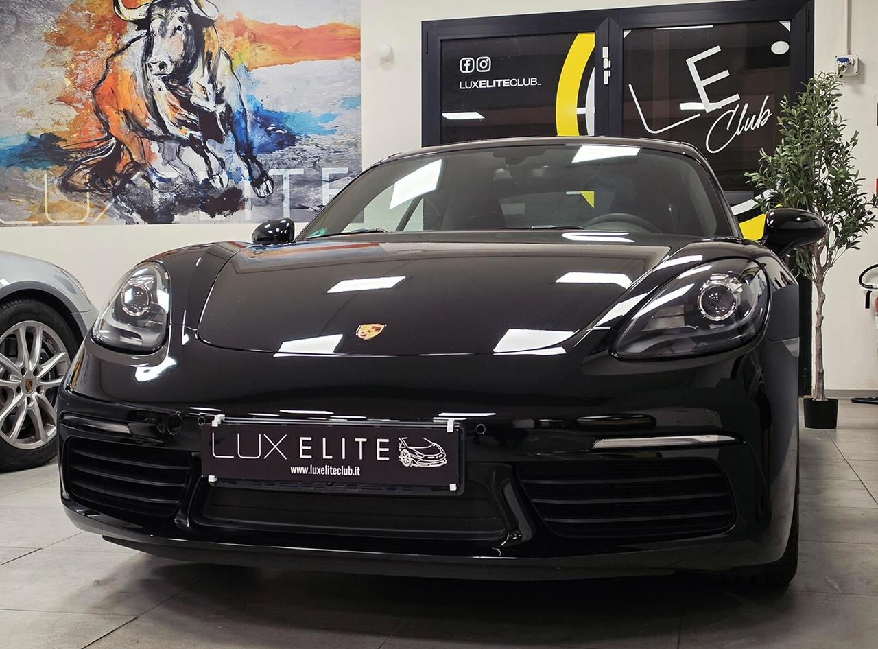 Porsche Cayman 718 (982) 2.0 300cv MANUALE _ SEDILI RISCALDATI GARANZIA 12 MESI _ INTERNI ATELIER