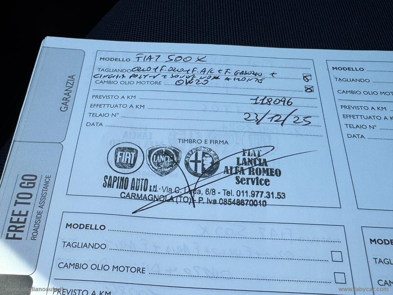FIAT 500X 1.3 M.Jet 95 CV