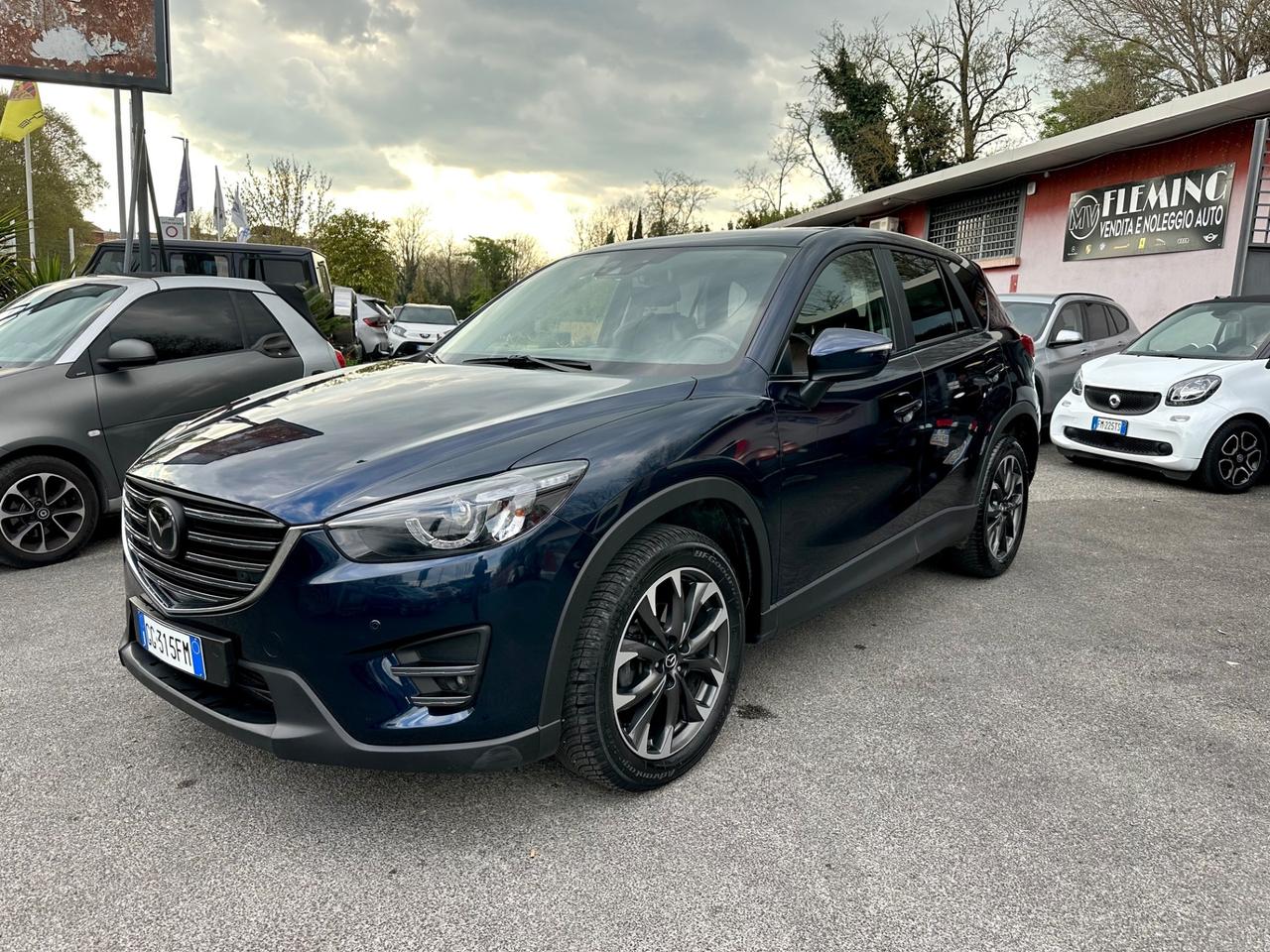Mazda CX-5 2.2L Skyactiv-D 175CV 4WD Exceed Tetto Pelle Navi Traino Bose Service Permute Rate Garanzia