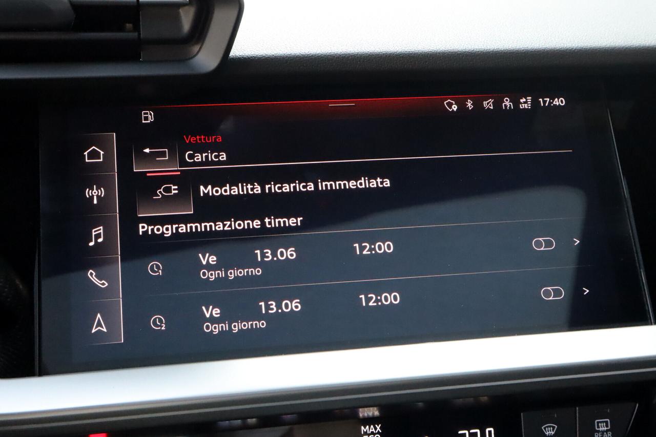 Audi A3 45 TFSI HYBRID PLUG-IN 245 CV S-LINE VIRTUAL TETTO APRIBILE LED ACC