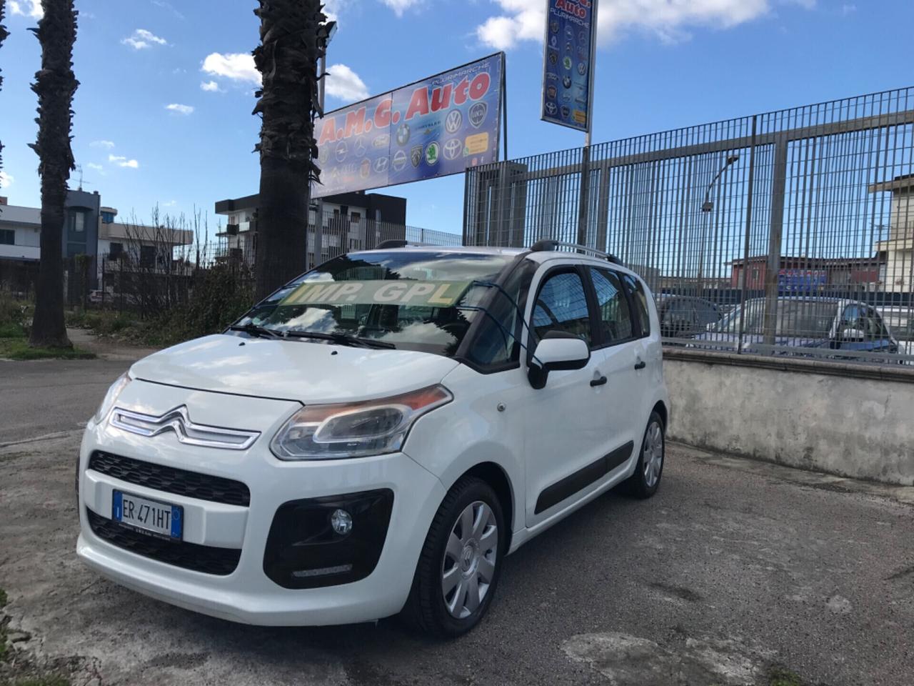 Citroen C3 Picasso 1.4 VTi 95 CV 70 KW Exclusive Impianto GPL