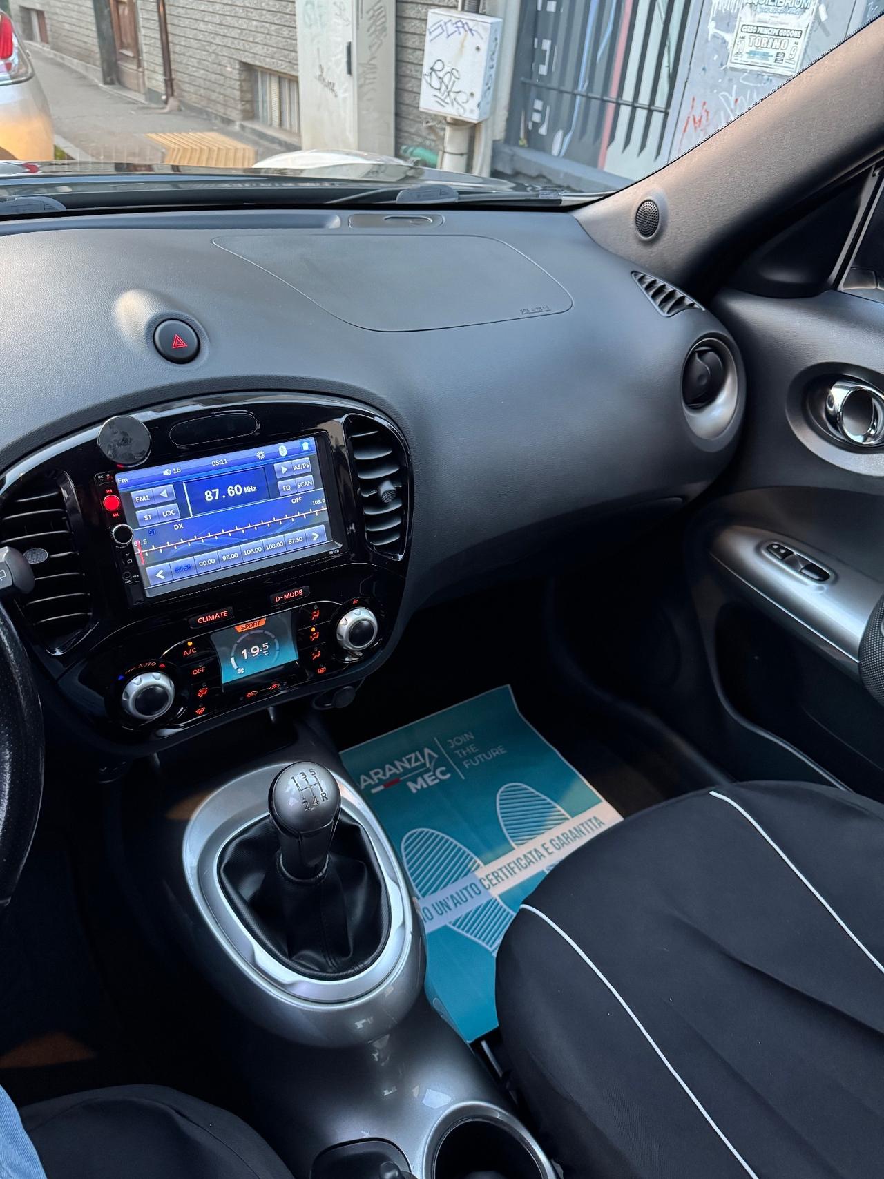 Nissan Juke 1.6 117 cv GPL di casa