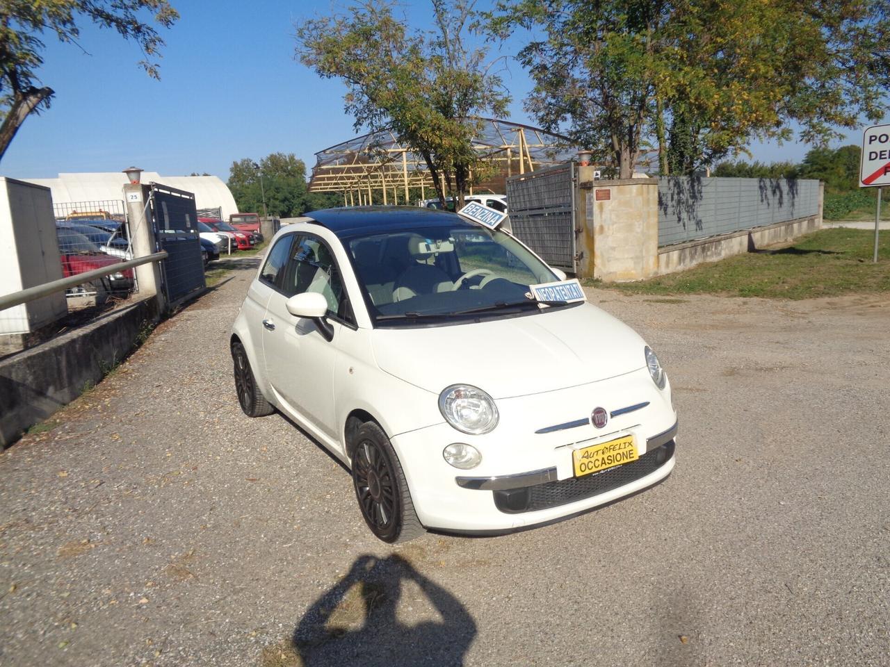 Fiat 500 1.2 tetto lounge garanzia 12 mesi