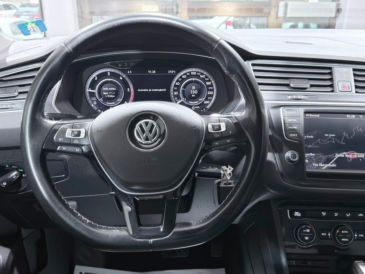 VW TIGUAN 2.0TDI 190cv DSG 4MOTION GANCIO TRAINO