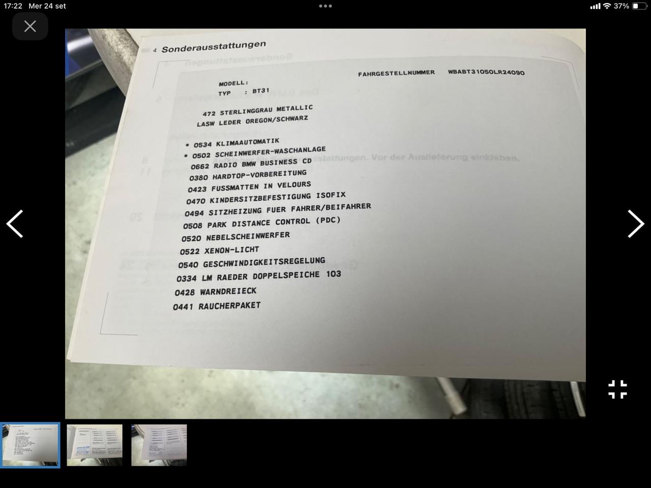 Bmw Z4 2.5i già ASI come nuova ….