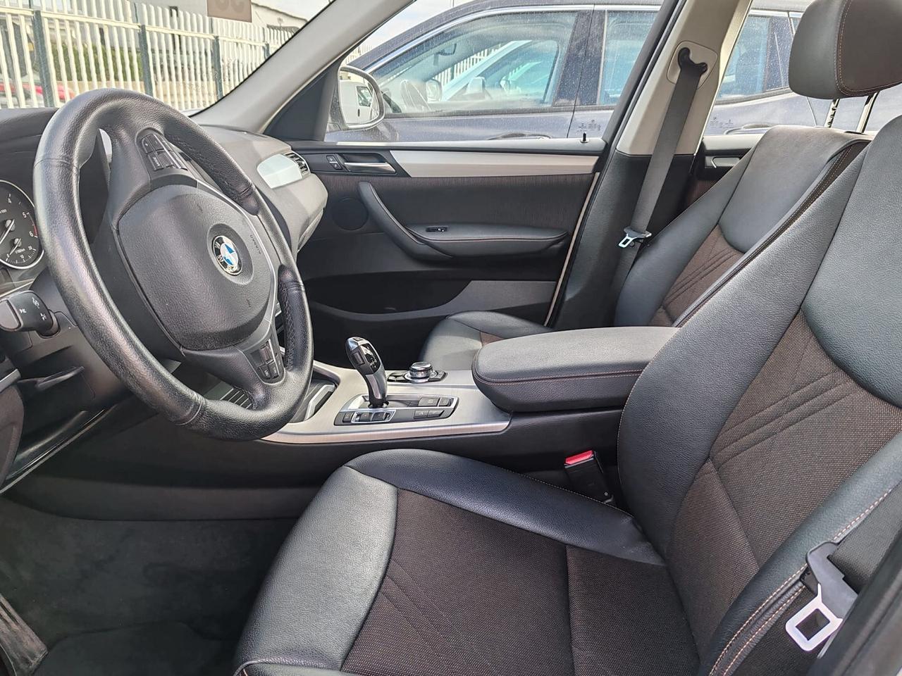 BMW X3 XDRIVE 20d XLINE BIANCO PERLA METALIZZATO