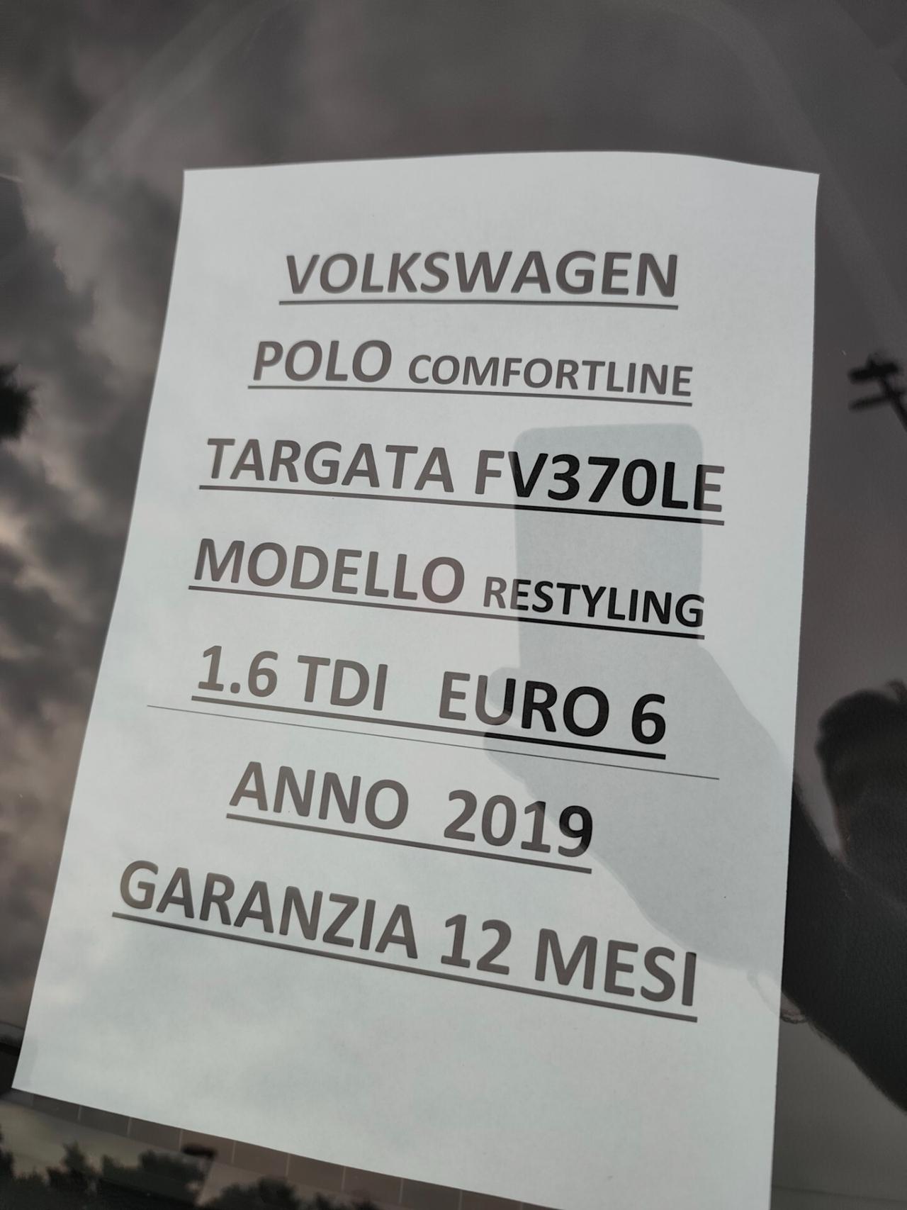 Volkswagen Polo 1.6 TDI Comfortline BlueMotion