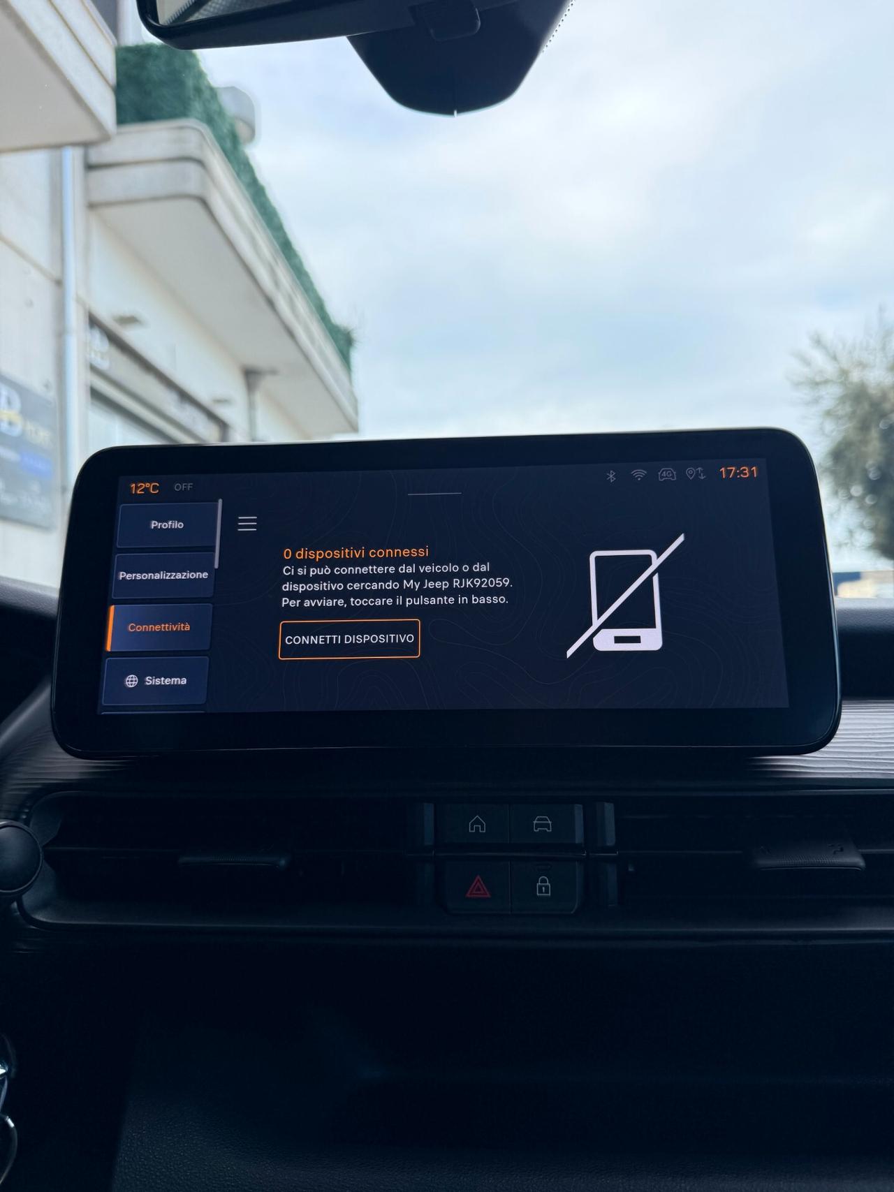 Jeep Avenger 1.2 Turbo 100 CV MHEV BENZINA/ELETTRICA AUTOMATICA CON SOLI 9000N KM, APPLE CARPLAY,VIRTUAL COCKPIT