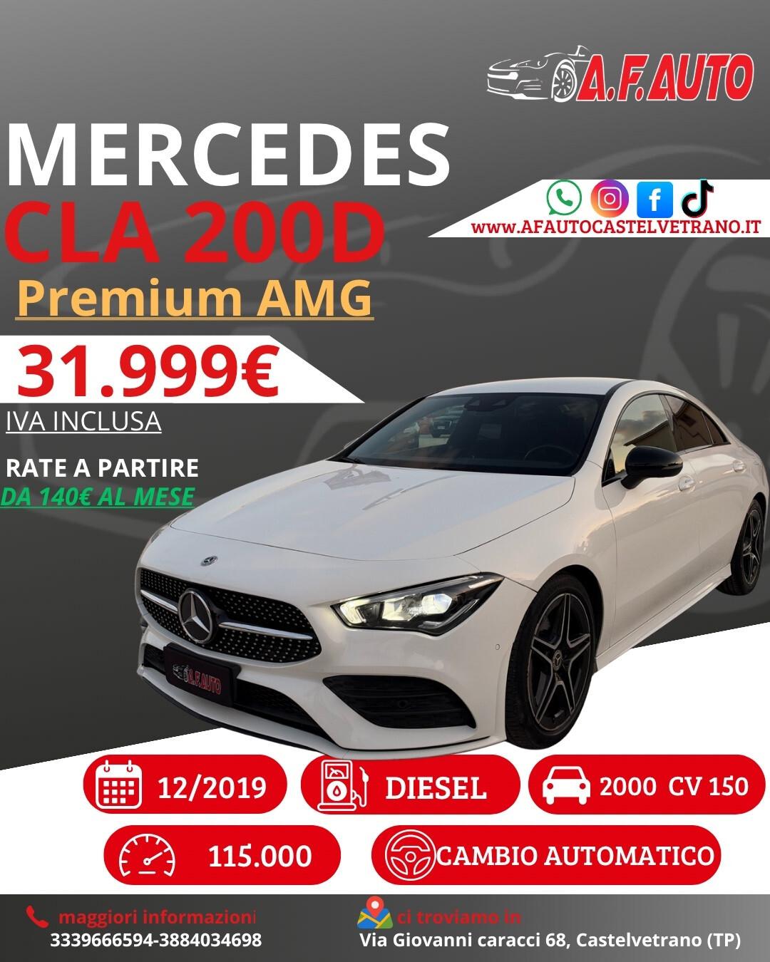 Mercedes-benz CLA 200 d Automatic Premium