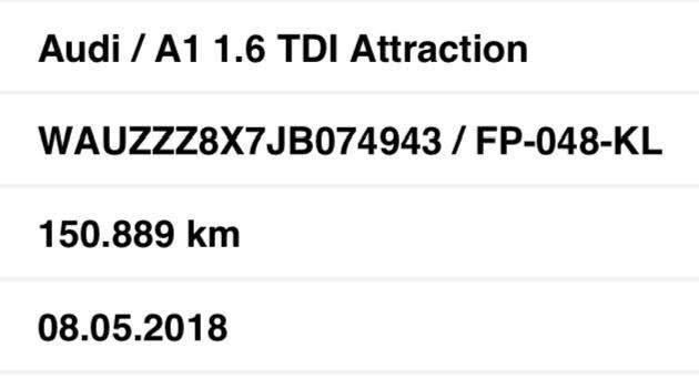 Audi A1 SPB 116CV SLINE