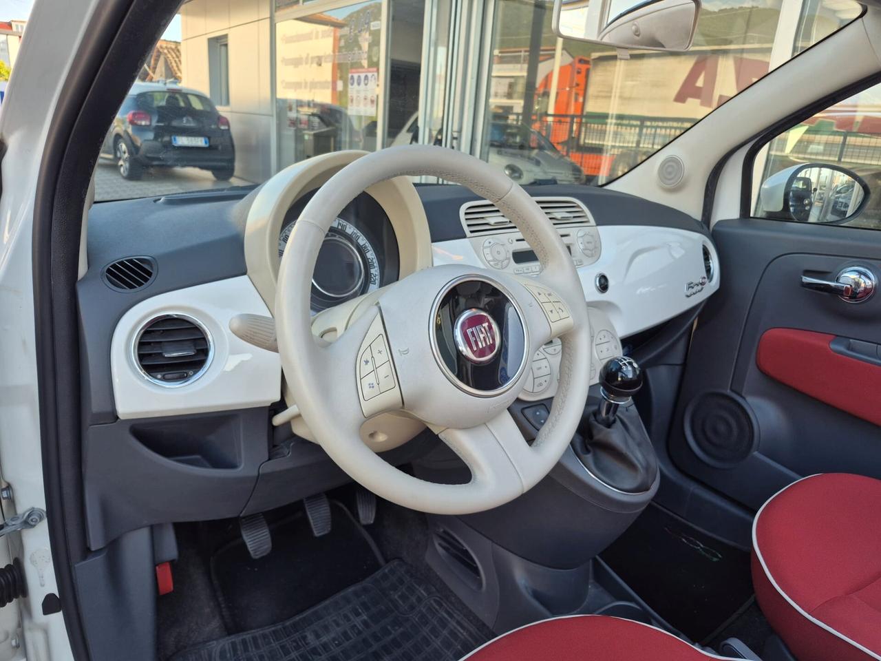 Fiat 500 C 1.2 FIRE *** CABRIOLET *** CAPOTTE ROSSA - CABRIO