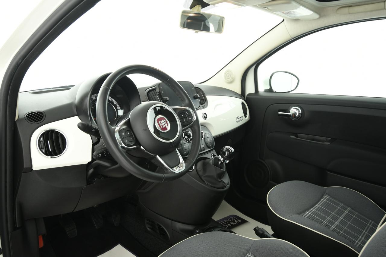 FIAT 500 1.2 Lounge easypower Gpl 69cv TETTO PANO+LED+NEOPATENTATI