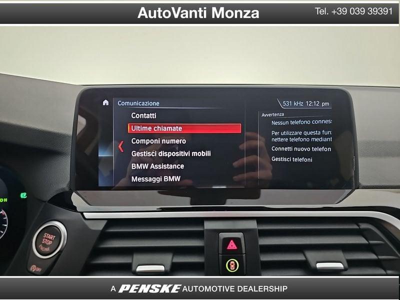 BMW X3 X3 xdrive20d xLine 190cv auto my19