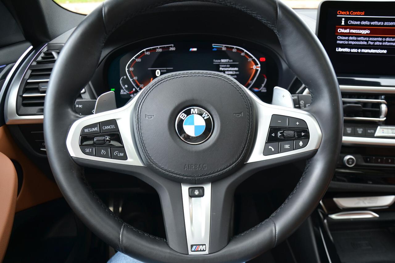 Bmw X3 20D X-DRIVE M-SPORT HYBRID/DIESEL **PREZZO REALE**