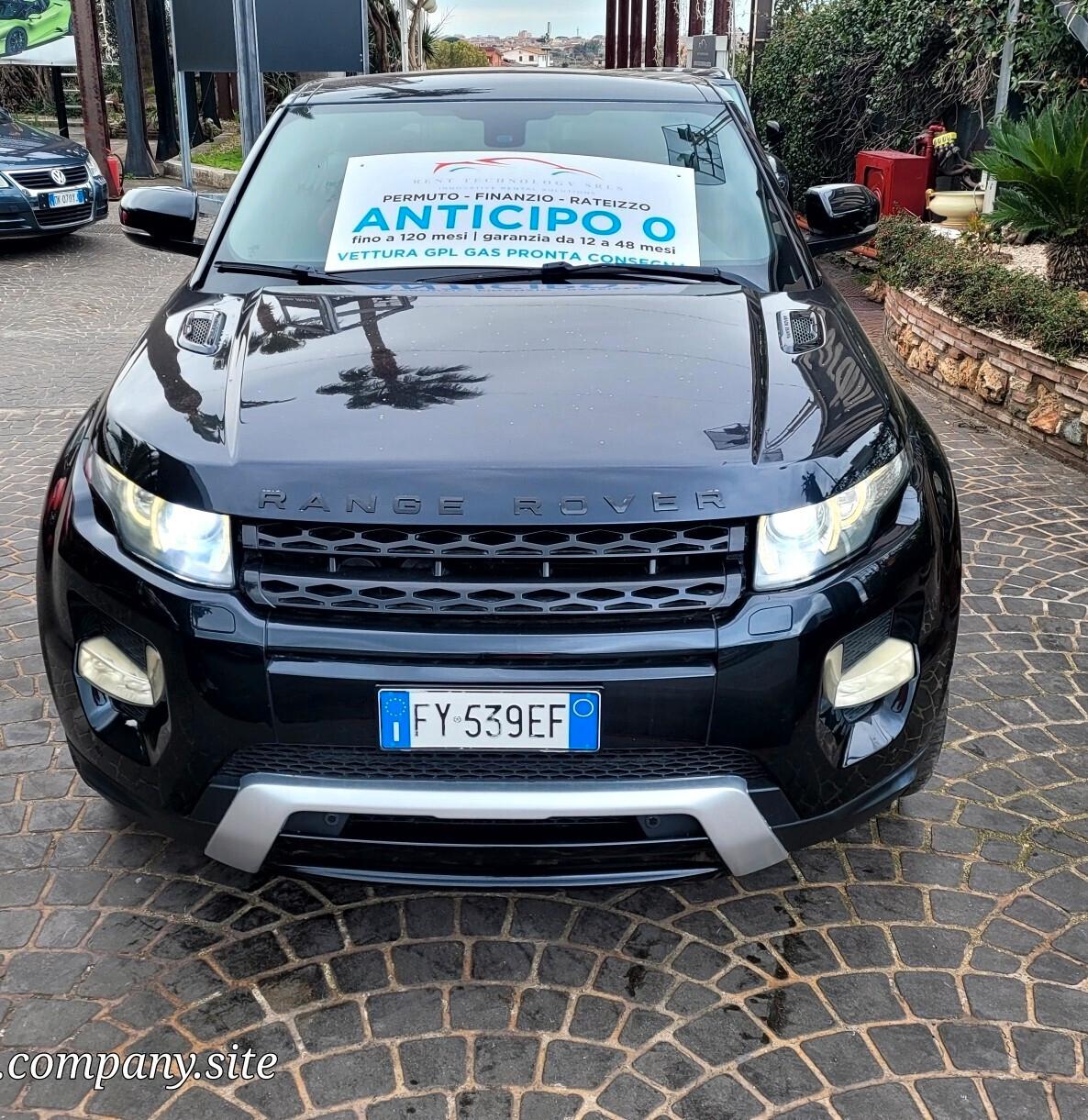 Land Rover Range Rover Evoque 2.2 Sd4 Coupé GPL!! TETTO PANORAMA!!Finanzio Fini a 180 Mesi Ant 0 rata 200 mese!!