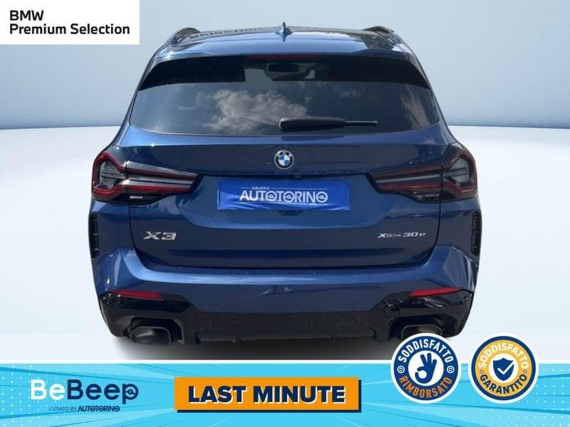 BMW X3 XDRIVE30E MSPORT AUTO
