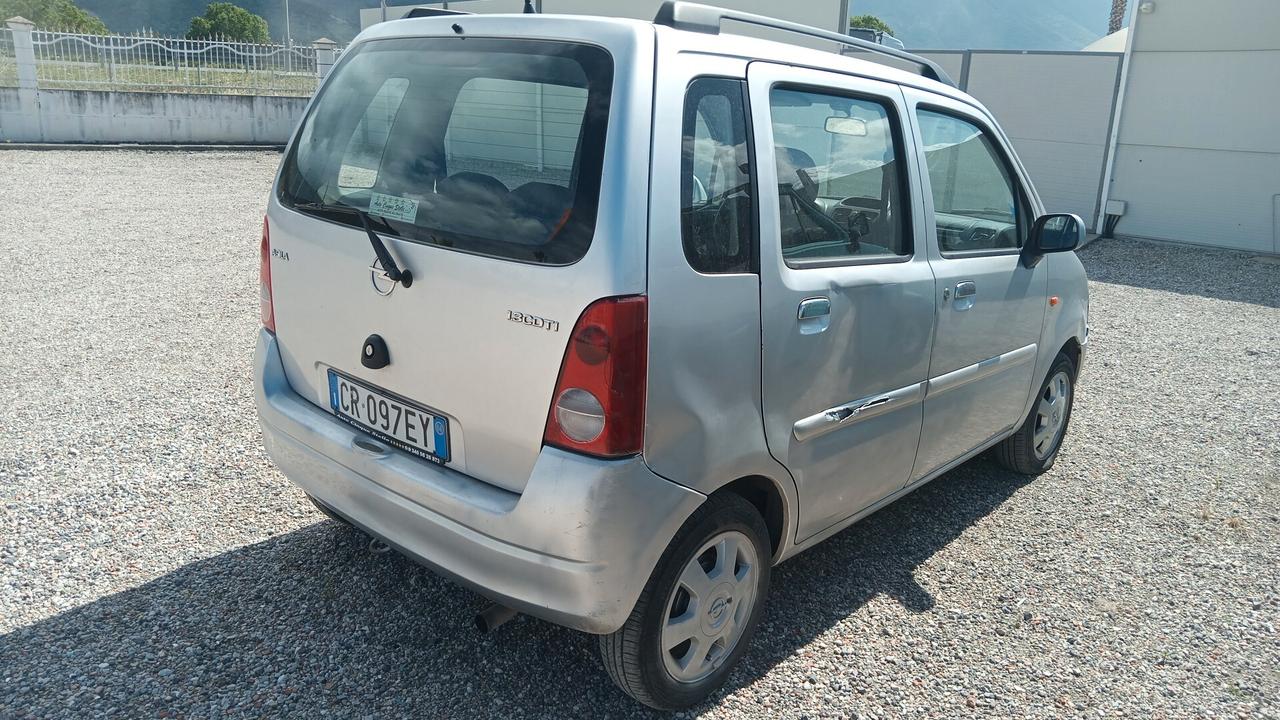 OPEL AGILA 1.3 DISEL C.V 70 MOTORE FIAT PER NEO PATENTATI