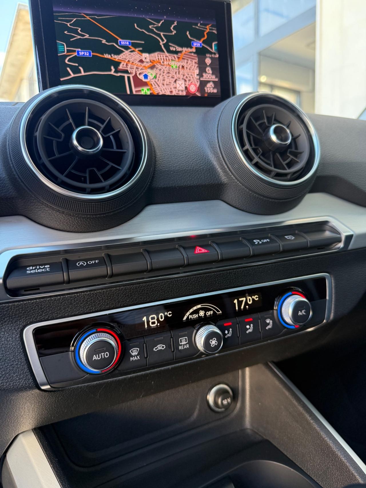 Audi Q2 1.6 tdi Admired s-tronic NAVIGATORE,FULL LED,AUDI CONNECT,KM CERTIFICATI AUDI,UNI PROPRIETARIO