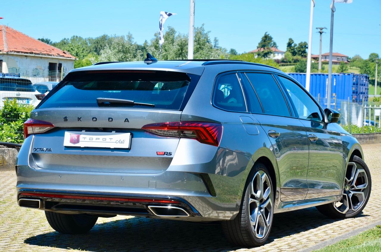 SKODA OCTAVIA WAGON 2.0 TDI EVO RS 200cv DSG, UNICOPROPRIETARIO, UFF ITALIANA, SERVICE SKODA, EURO 6D, TETTO, MATRIX, 19″, PERMUTE